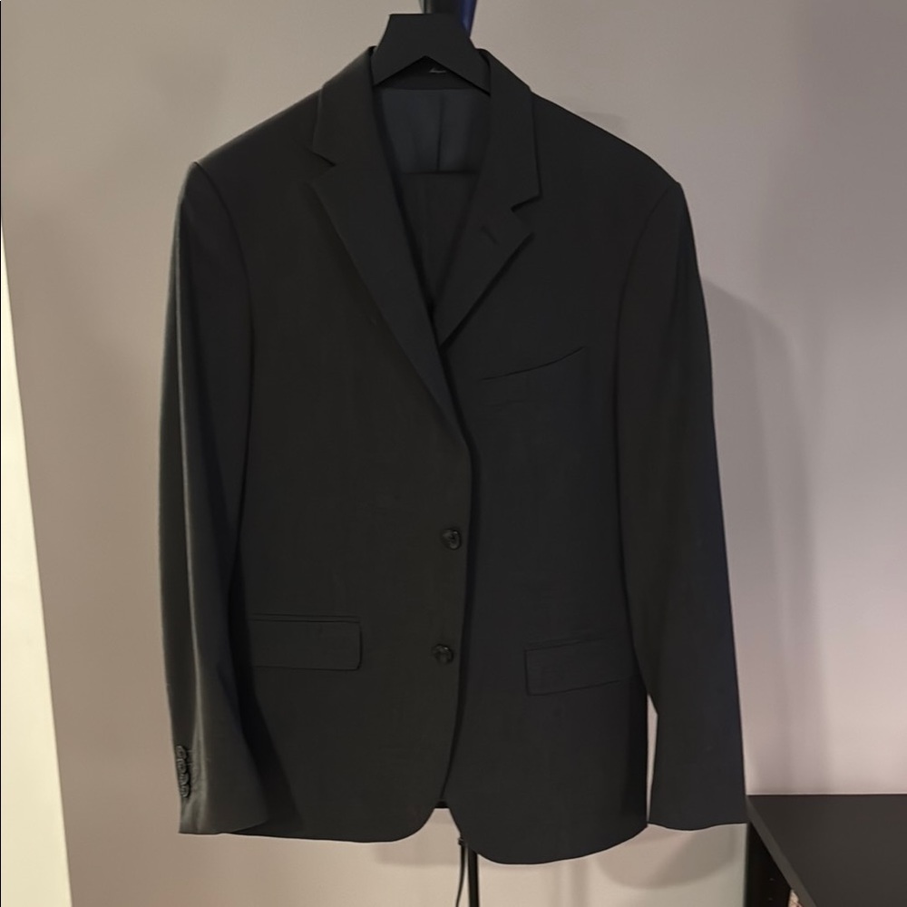 Mango Dark grey slim men’s suit
